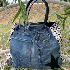 1- Cabas Sardine & Cie Collection Jean/Lainage