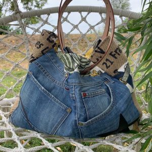 1- Cabas Sardine & Cie Collection Jean/Jute